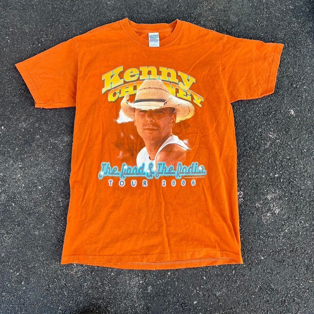 Kenny Chesney - "The Road & The Radio" Tour 2006 - Orange Shirt  - M